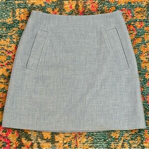 Mixxo French Blue A-Line Skirt With Side Pockets | Size 28